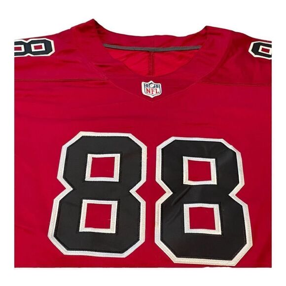 Nike NFL ATLANTA FALCONS Men's #88 V-Neck Embroidered Sportstyle Jersey Size XL - Picture 4 of 9
